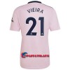 Virallinen Fanipaita Arsenal Vieira 21 Kolmas Pelipaita 2022-23 - Miesten